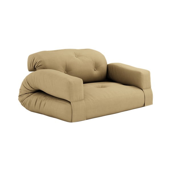 Geltona sofa lova 140 cm Hippo - Karup Design