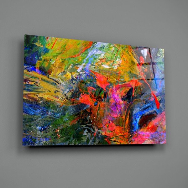 Paveikslas ant stiklo Insigne Color Burst, 72 x 46 cm-image-3
