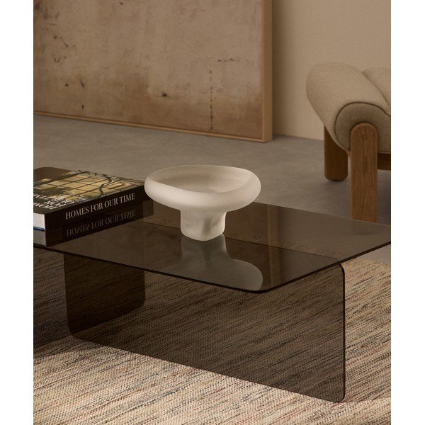 Iš stiklo dekoratyvinis dubuo ø 27 cm Ondaro – Kave Home-image-1