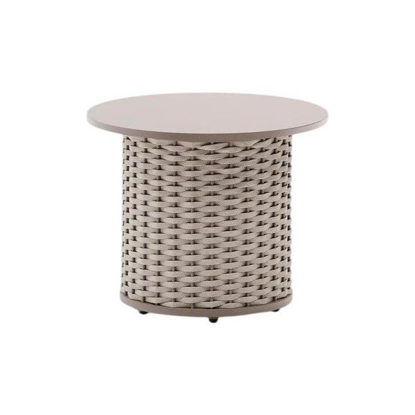 Iš metalo apvalios formos sodo šoninis staliukas ø 50 cm Sedalis – Kave Home