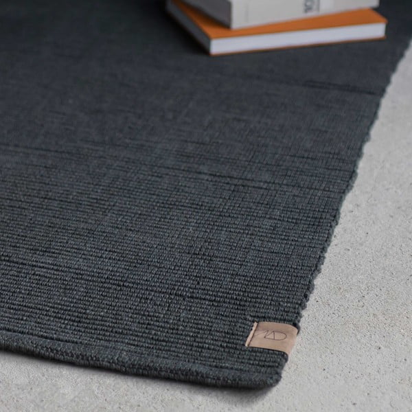 Tamsiai pilkas džiuto kilimas 140x200 cm Ribbon - Mette Ditmer Denmark-image-3