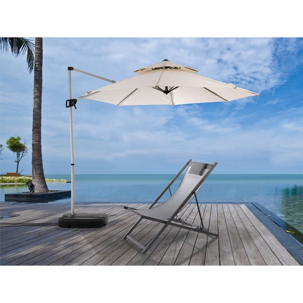 Skėtis nuo saulės baltos spalvos ø 350 cm Numana – Tomasucci-image-1