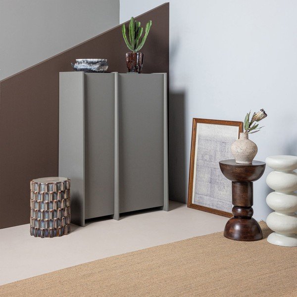 Iš mango masyvo apvalios formos šoninis stalas ø 46 cm Emel – WOOOD-image-2