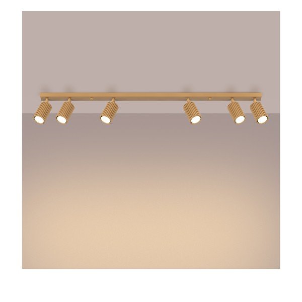 Auksinės spalvos taškinis šviestuvas 6,5x117 cm Gleam – Sollux-image-2