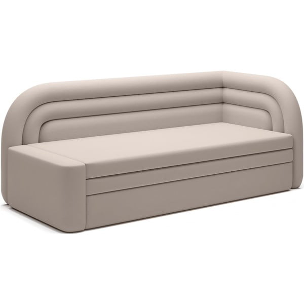 Smėlio spalvos iš velveto sulankstoma/su sandėliavimo vieta sofa su dešiniuoju kampu 223 cm Fabillo – ELTAP-image-2
