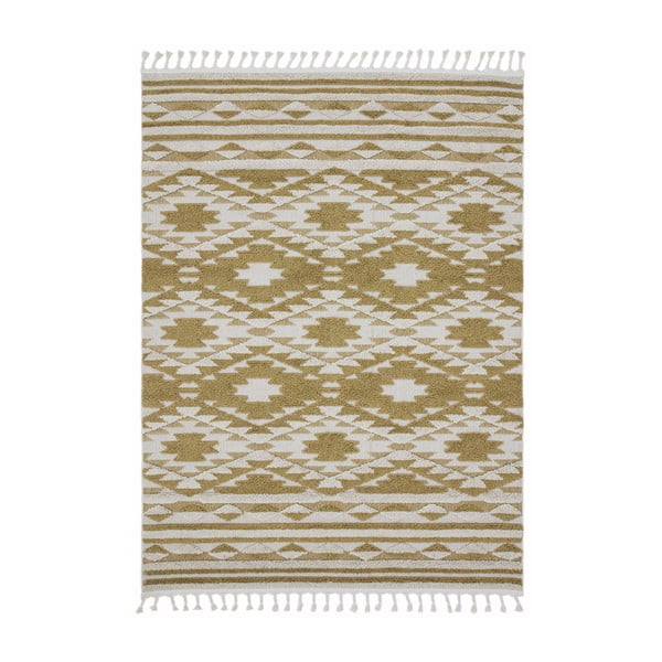 Geltonas kilimas Asiatic Carpets Taza, 200 x 290 cm