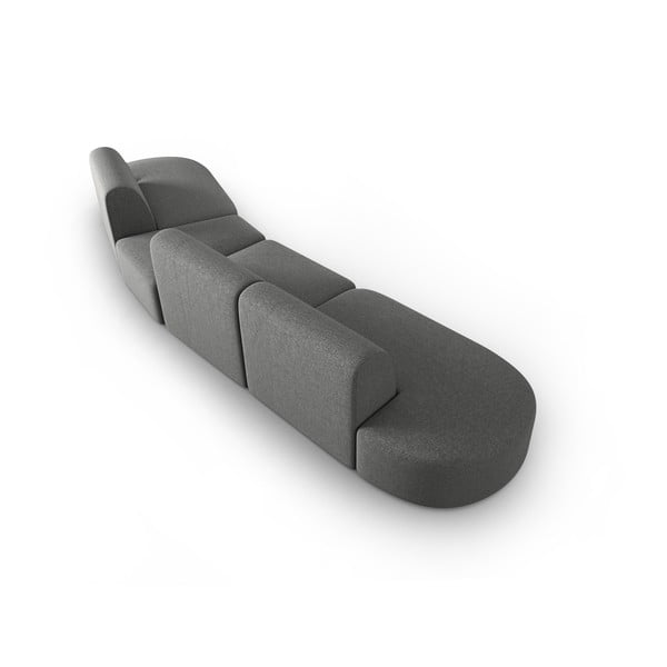 Sofa pilkos spalvos 412 cm Shane – Micadoni Home-image-3