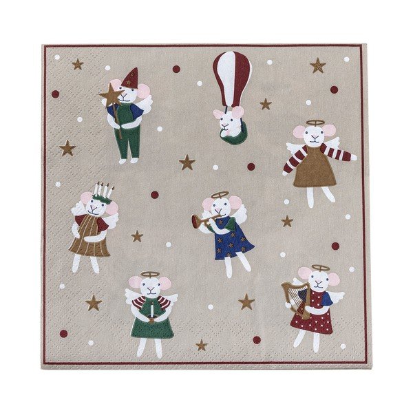 Iš popieriaus servetėlės 20 vnt. 33x33 cm Peo – Bloomingville