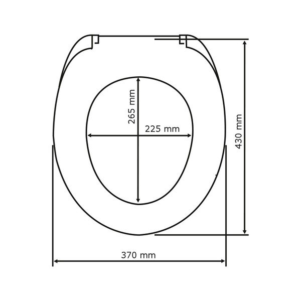 Tualeto sėdynė Wenko Bavarian Hearts, 43 x 37 cm-image-3