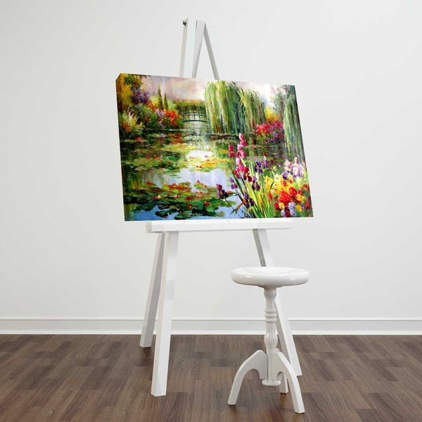 Paveikslas ant drobės Impressionist Garden, 70 x 45 cm-image-1