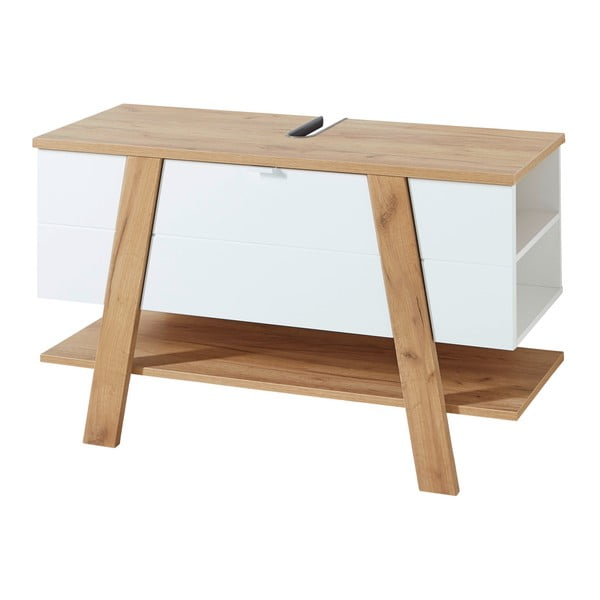 Konsolinė spintelė po praustuvu Germania Novolino, 67 x 111 cm-image-2