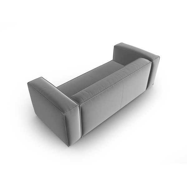 Iš velveto sofa pilkos spalvos 200 cm Mackay – Cosmopolitan Design-image-3