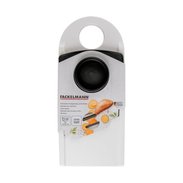 Baltos ir juodos spalvos daržovių pjaustyklė Fackelmann Food & More-image-2