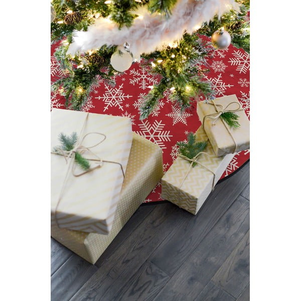 Medvilninis kilimėlis po eglute Butter Kings Freezy Snowflakes, ø 130 cm-image-1