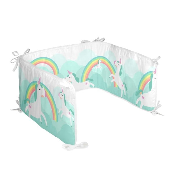 "Happynois Rainbow" vaikiškos lovytės čiužinio užvalkalas, 210 x 40 cm