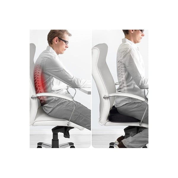 Iš prie kūno prisitaikančių putų ergonomiška pagalvė 35x45 cm – Mila Home-image-3