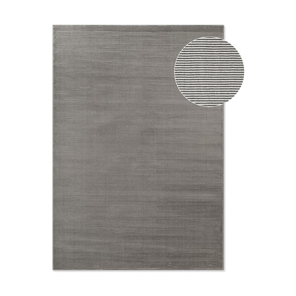 Kilimas antracito spalvos/kreminės spalvos 200x280 cm Perles Dolomite – Elle Decoration