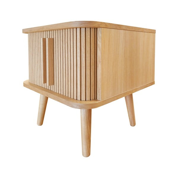 Ąžuolo dekoro naktinis staliukas Rove - Woodman-image-4