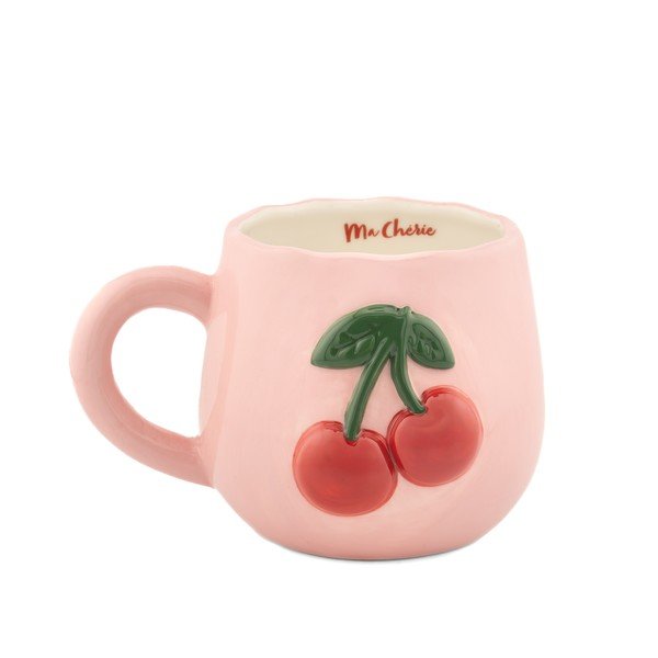 Šviesiai rožinės spalvos puodelis Cherry – Sass & Belle