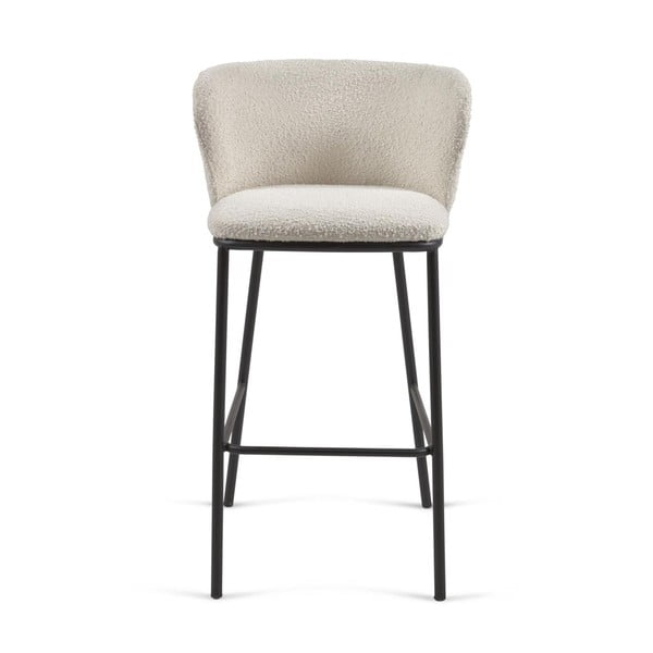 Baro taburėtės baltos spalvos 2 vnt. (sėdynės aukštis 75 cm) Ciselia – Kave Home-image-2