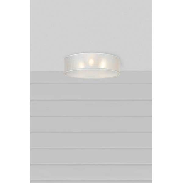 Baltos spalvos lubinis šviestuvas su tekstiliniu gaubtu Haru – Markslöjd-image-1