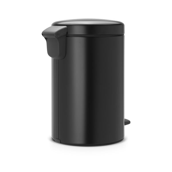 Iš plieno šiukšliadėžė matinės juodos spalvos su pedalu 12 l NewIcon – Brabantia-image-4