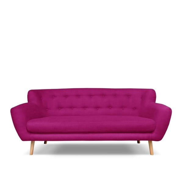 Tamsiai rožinė sofa Cosmopolitan design London, 192 cm