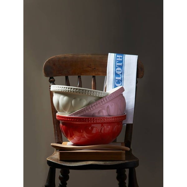 Baltos spalvos iš akmens masės dubuo ø 29 cm Heart – Mason Cash-image-1
