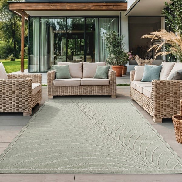 Žalios spalvos lauko ir vidaus kilimas 240x340 cm Nova 1204 – Ayyildiz Carpets-image-1