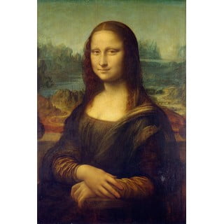 Leonardo da Vinci reprodukcija Mona Lisa, 60 x 40 cm