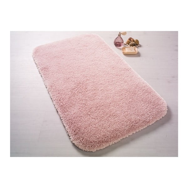 Pudrinės rožinės spalvos vonios kilimėlis "Miami", 80 x 140 cm