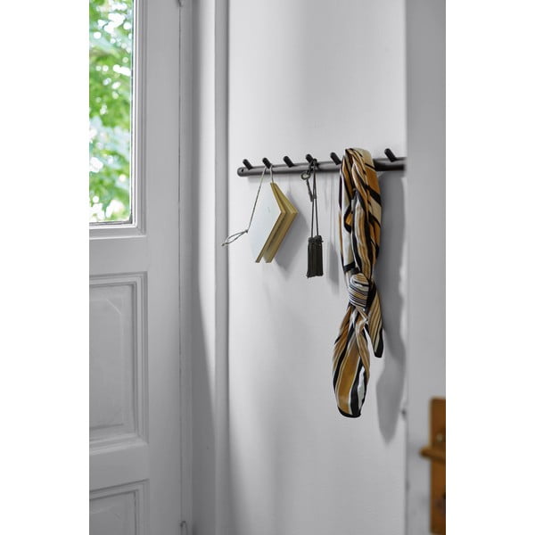 Juoda sieninė kabykla iš ąžuolo medienos Milford - Rowico-image-1