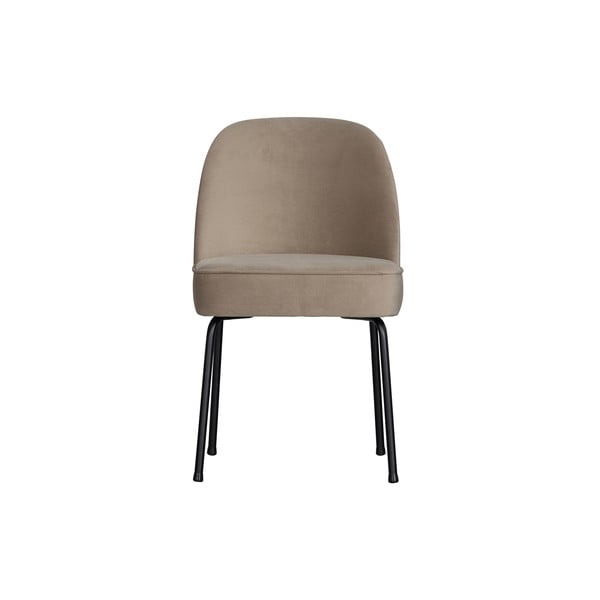 Valgomojo kėdės iš aksomo smėlio spalvos 2 vnt. Vogue – BePureHome