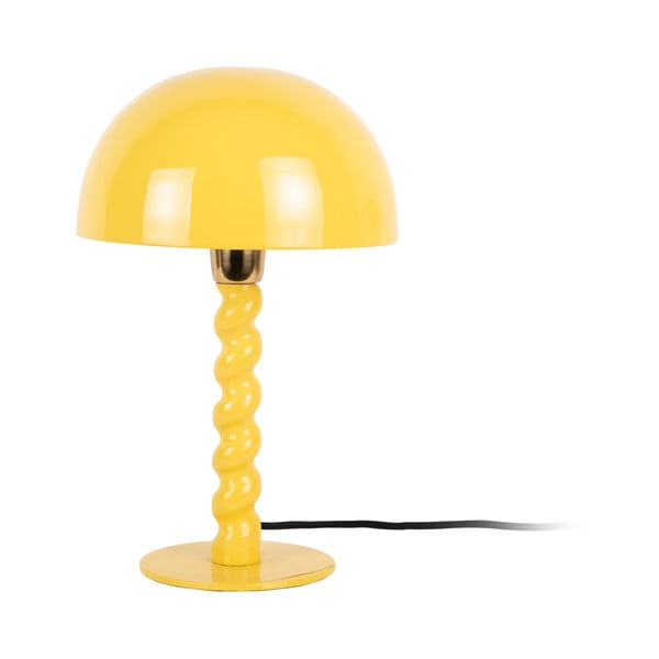 Geltonos spalvos stalinis šviestuvas (aukštis 39 cm) su metaliniu gaubtu Prisa – Leitmotiv