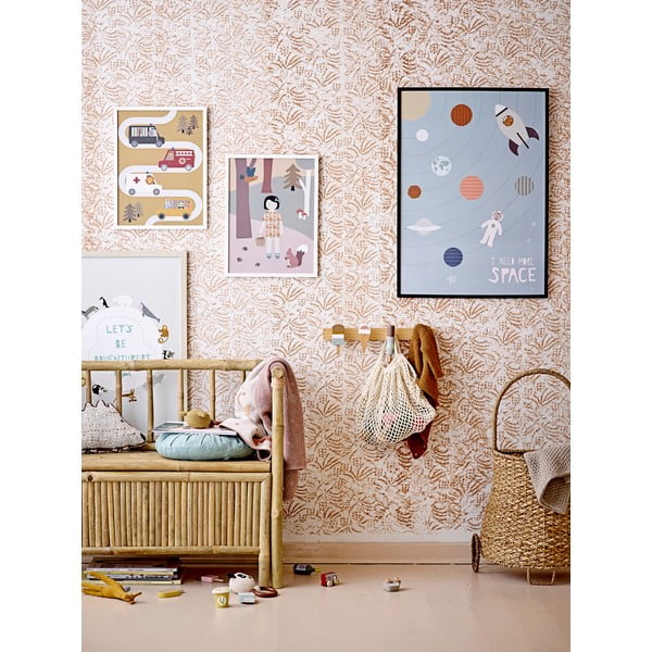 Sieninis plakatas baltame rėmelyje Bloomingville Mini Gytta Frame, 32 x 42 cm-image-1