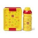 Geltonos spalvos iš plastiko vaikiškos pietų dėžutės 2 vnt. Brick – LEGO®