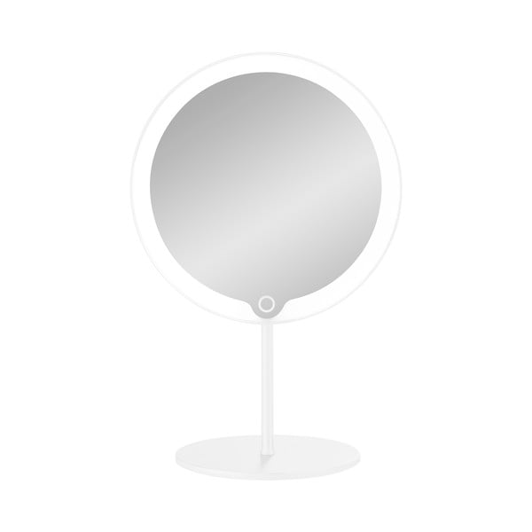 Baltas kosmetinis veidrodis su LED apšvietimu Blomus Modo