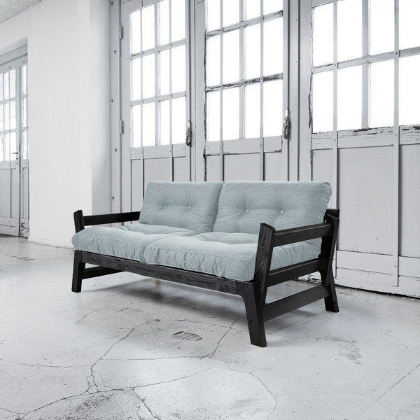 Sofa lova "Karup Step" juoda/skiai mėlyna