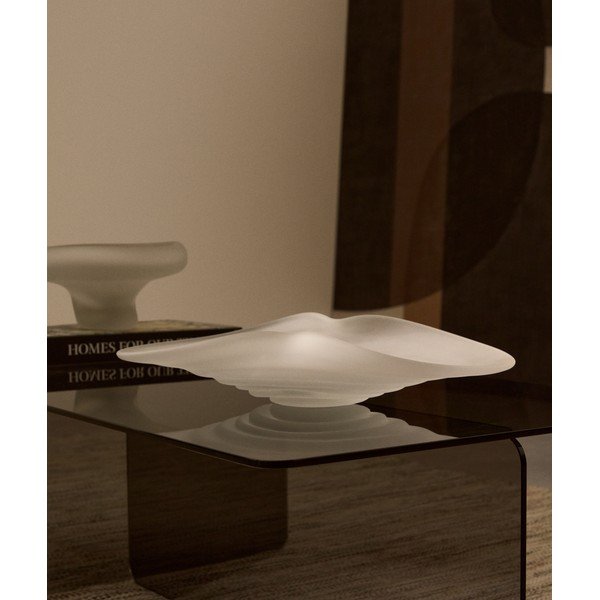 Iš stiklo dekoratyvinis dubuo 56x26 cm Ondaro – Kave Home-image-2