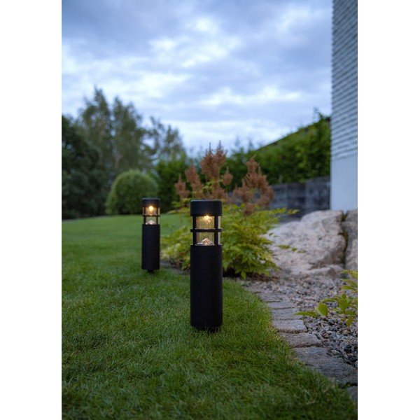 2 lauko saulės energija veikiančių LED šviestuvų rinkinys Star Trading Rundi, aukštis 28 cm-image-3