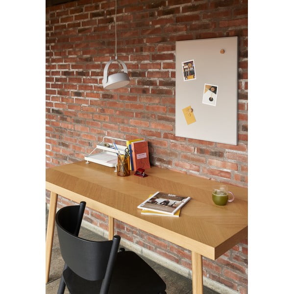 Valgomojo stalas iš ąžuolo 80x160 cm Herringbone – Hübsch-image-1