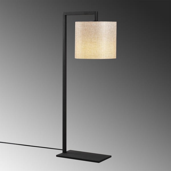 Juodos ir smėlio spalvos stalinis šviestuvas Opviq lights Profil-image-1