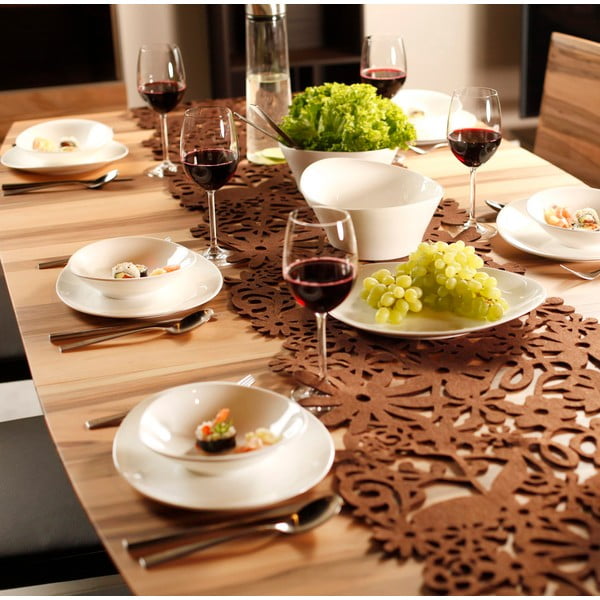 Porcelianinių lėkščių ir dubenėlių rinkinys, 15 dalių-image-2