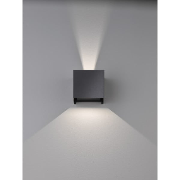 Juodas LED sieninis šviestuvas - Fischer & Honsel