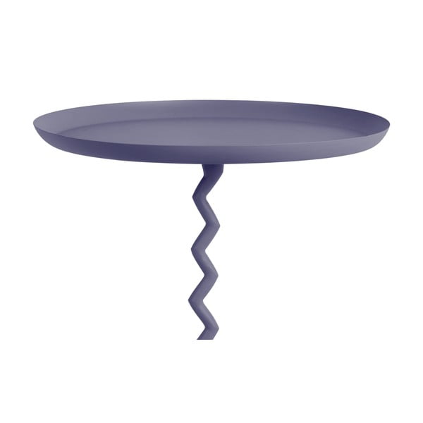 Iš metalo apvalios formos šoninis stalas ø 44 cm Zig Zag – Leitmotiv-image-2