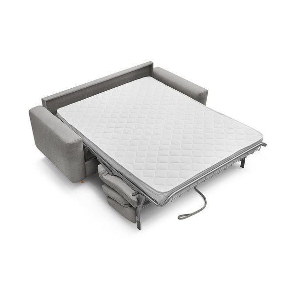 Pilkos spalvos sofa miegojimui/sulankstoma 200 cm Cocoone – Bobochic Paris-image-3