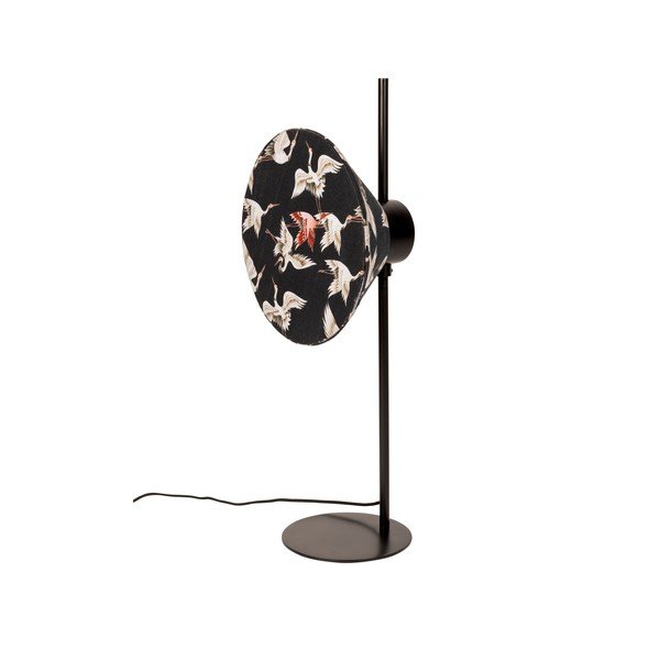 Stalinis šviestuvas juodos spalvos (aukštis 71 cm) su tekstiliniu gaubtu Jaylee – White Label-image-2