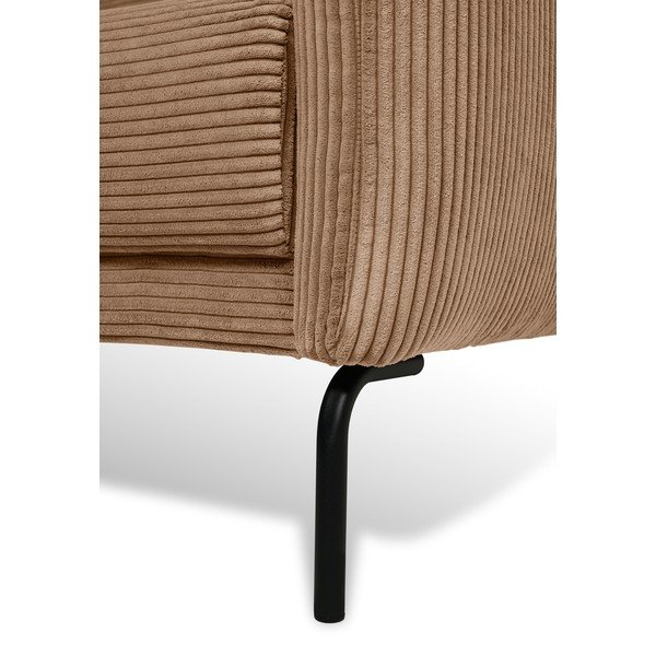 Iš kordinio velveto sofa šviesiai rudos spalvos 212 cm Venray – Scandic-image-4