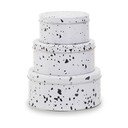 Iš metalo maisto laikymo indai 3 vnt. tortams Speckled – Premier Housewares