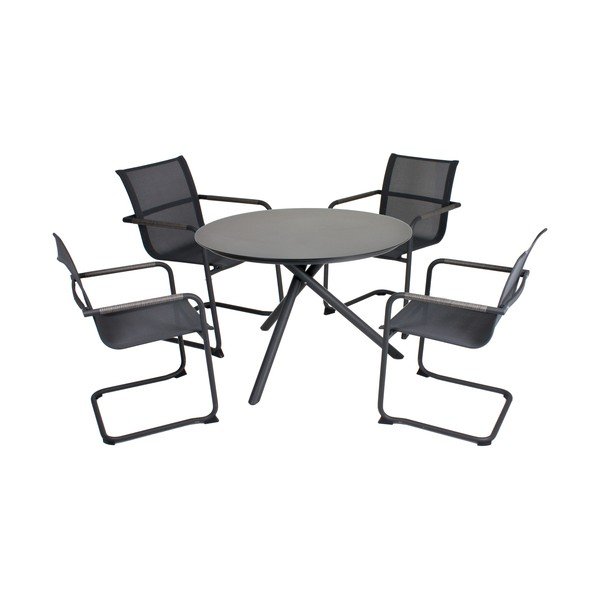 Metalinis sodo stalas ADDU Kendra, ⌀ 110 cm-image-1